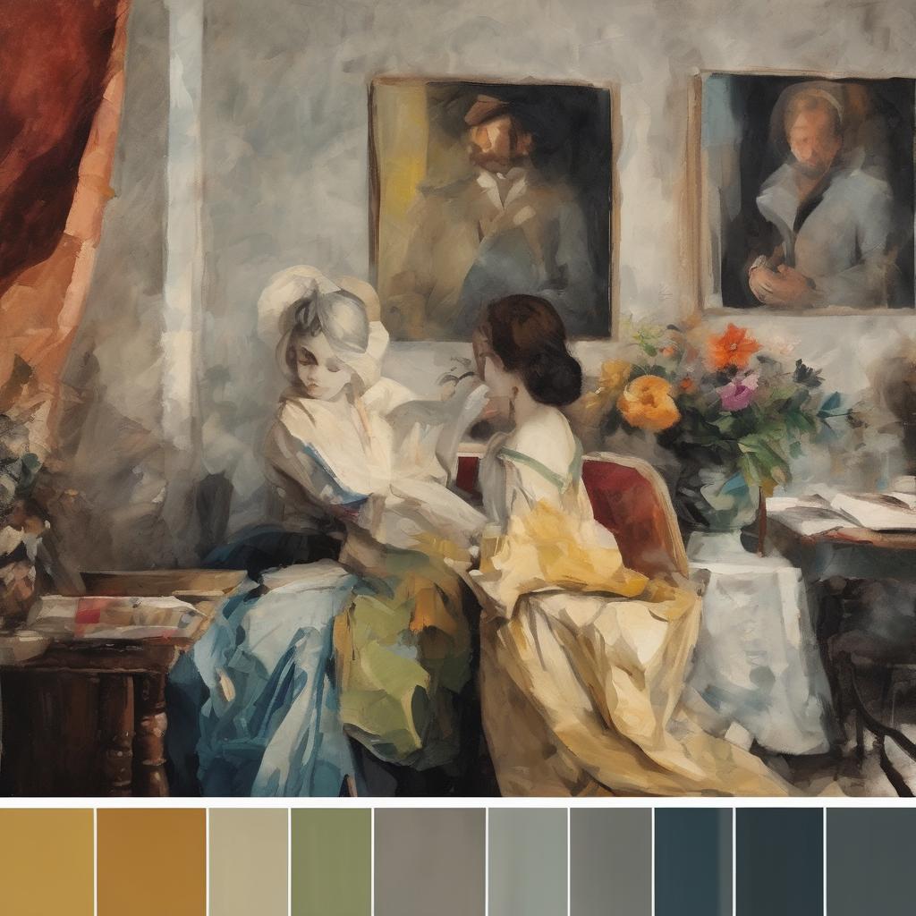 Το στυλ και οι τεχνικές του καλλιτέχνη