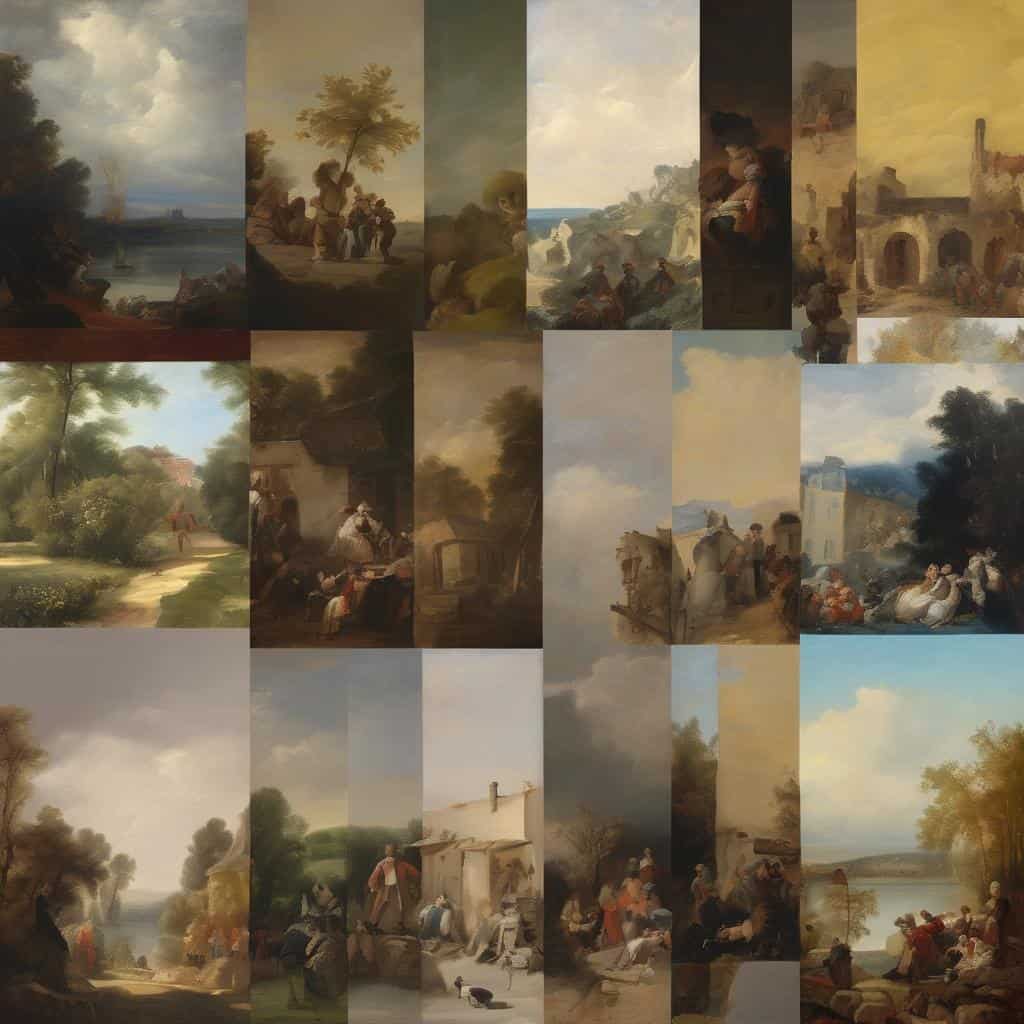 Χαρακτηριστική εικόνα από έργα τέχνης στην προσωπική αναζήτηση και αυτοέκφραση μέσω τέχνης.